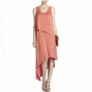 BCBGMAXAZRIA Coral Reese Draped Tank Dress Size XXS Cocktail Formal Party Chic